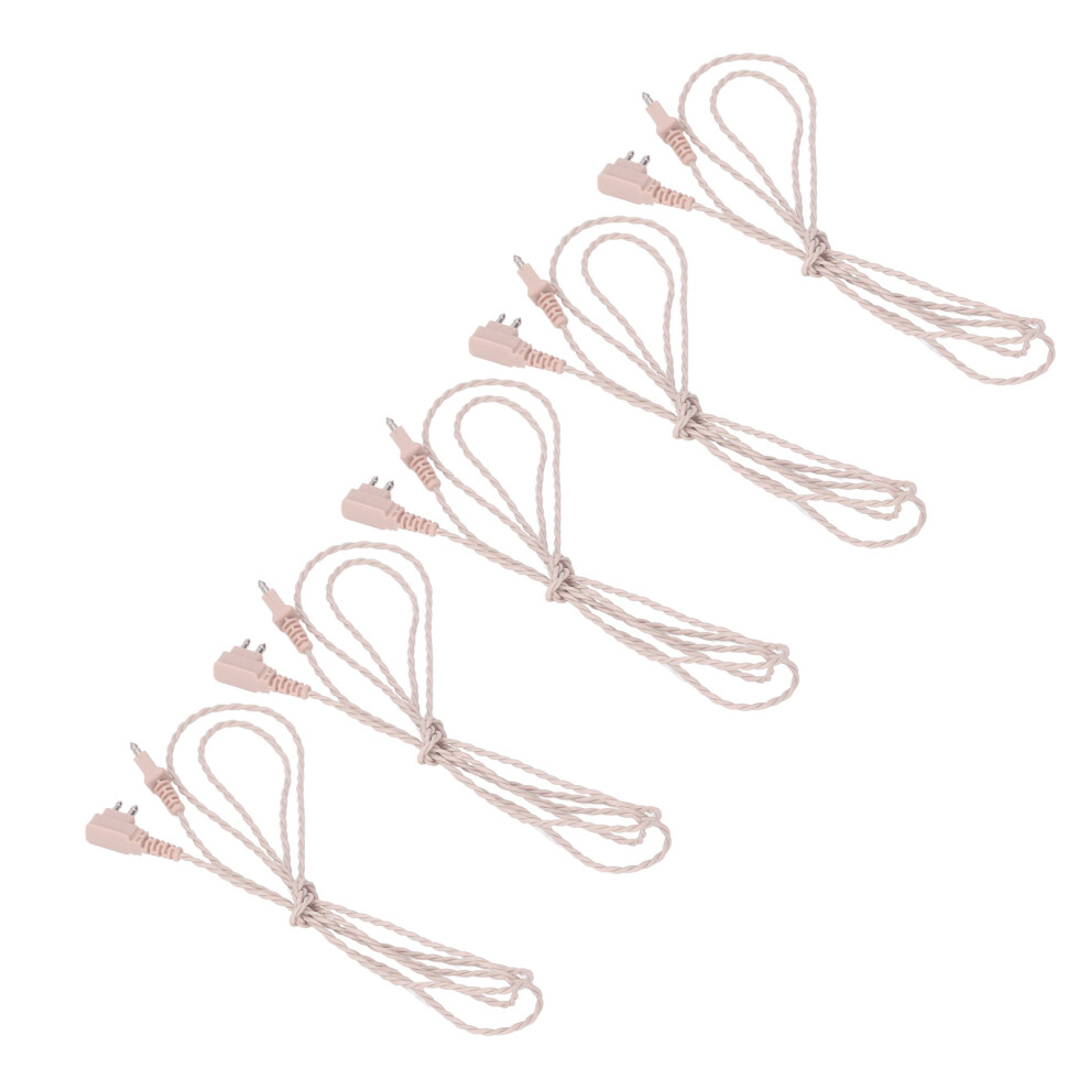 5pcs Dual Core Monaural Sound Aid Wire Cable