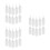 3Pièces Flacons Applicateurs Ldpe Blancs Pour Collage Peinture DIY 1