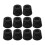 50Pièces Bouchons Vin Reutilisables Silicone Noir Scellement Parfait 2