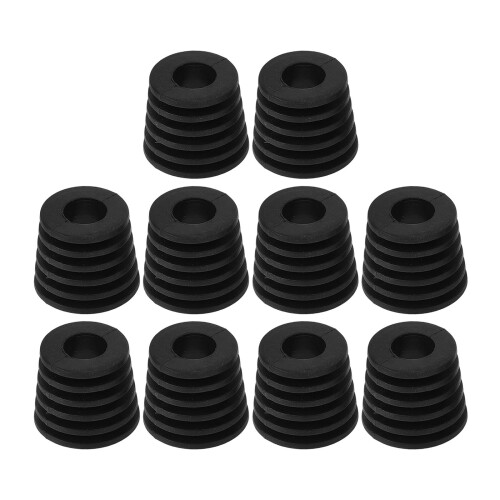 50Pièces Bouchons Vin Reutilisables Silicone Noir Scellement Parfait 1