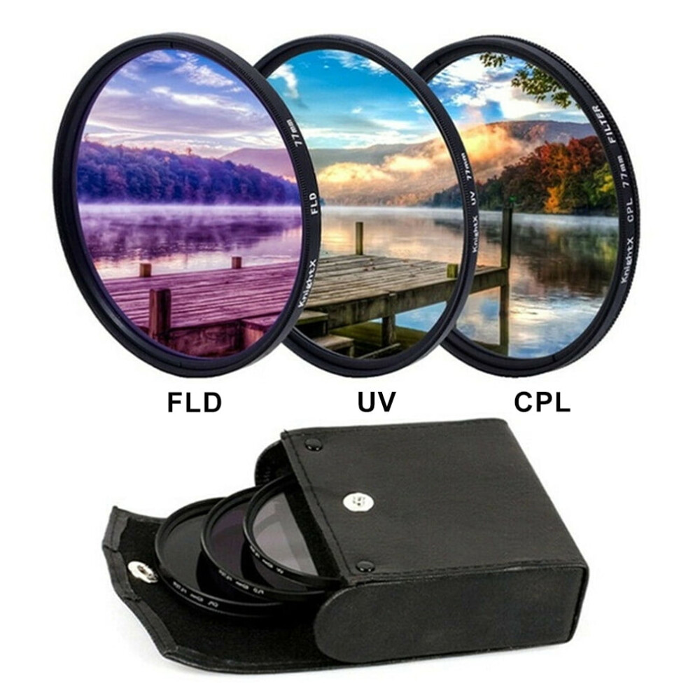 Citystore Professional Uv Cpl Polarizer Fld Photo Photography Filter Kit For Slr Camera 9097180824329