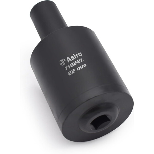 71022L 22mm (7/8") Lug Nut Drum Socket - Impact Torque Multiplying Thin
