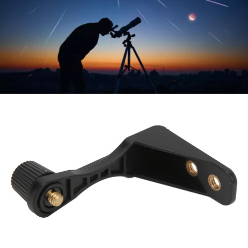 Compact 1/4" L‑Shaped Binocular Mount Holder – Stable, Portable Tripod Adapter for Hands‑Free Viewing 1