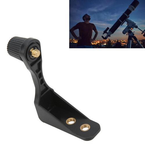 Compact 1/4" L‑Shaped Binocular Mount Holder – Stable, Portable Tripod Adapter for Hands‑Free Viewing 2
