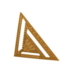 Triangle Ruler Aluminum Alloy Metric and Degree Dual Scale