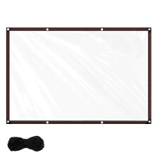 Waterproof Chicken Coop Cover – Reinforced Edges, Clear Tarp with Rope, 78.74118.11 in, Easy Install for Outdoors, Sheds, Gardens