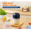 Draagbare knoflookhakker met 6 messen, 400 ml, USB-aansluiting 7