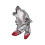 Ysmzzmsy 1 PCS Pattern Iron On or Sew On Embroidered Wolf Head Patch 1