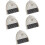 5Sets Compact White Cleaning Brush and Dustpan for Countertop 7