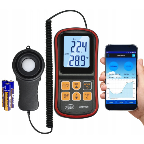 GM1030 split digital light meter light meter probe light meter bluetooth 2