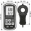 GM1030 split digital light meter light meter probe light meter bluetooth 7
