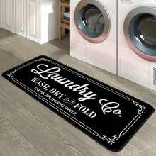Laundry Room Rug 20"x47" Laundry Rugs and Mats for Laundry Room Decor Washable Runner Rugs for Kitchen Floor Bathroom Area Rugs