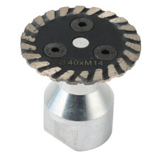 40 Mm DiamantsäGe mit M14 ÖFfnung mit Abnehmbarer Gravur und Trennen Scheibe, Geeignet für Granit Sand Stein und Beton