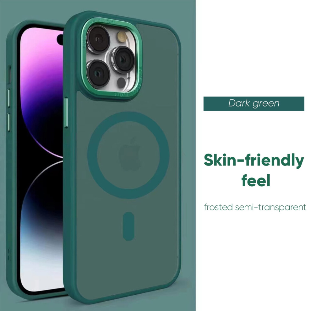 Tech Circle Magnetic Case For Iphone 12 Pro Max Â Compatible With Magsafe, Military-Grade Dust & Shock Protection, Green 9401284739043