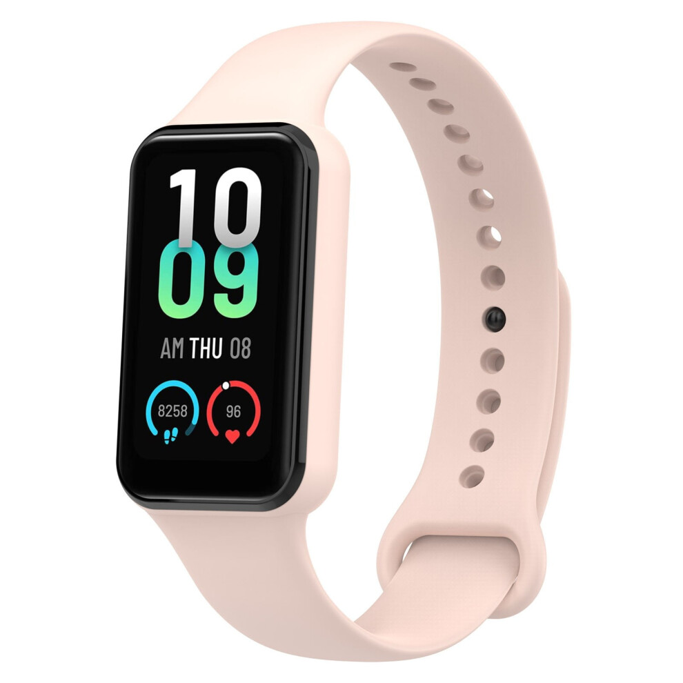 Silicone Sweatproof Breathable Monochrome Sports Strap For Fitbit 7 Â Compatible With Fitbit 7 9401284742777