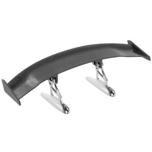 2Pcs Durable ABS Car Tail Wing Universal Rear Spoiler Black Exterior 2