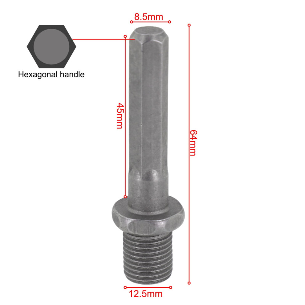 Water Drill Extension Rod Split Electric Hammer Conversion Joint Connecting Rod Sleeve Hex Shank Drill Bit Chuck Adapter 9132278024141