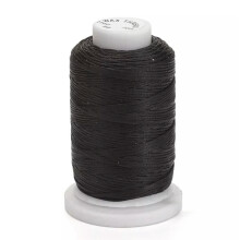 76 Yards/Roll 1mm Flat Waxed Polyester Cords Leather Craft Sewing String Threads-Black