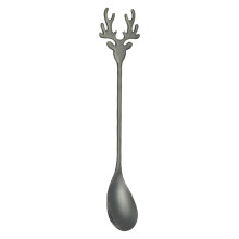 Kerstkoffielepels, roestvrijstalen roerlepels voor koffie, thee, dessert, soep, feestelijk servies en roerlepels voor drankjes