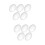 100Pièces Cabochons Verre Ovale Transparent Pour Magnet 7
