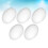 100Pièces Cabochons Verre Ovale Transparent Pour Magnet 10