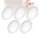 100Pièces Cabochons Verre Ovale Transparent Pour Magnet 11