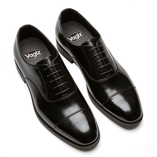 Men's leather Oxford shoes black