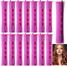 40 Pcs Perm Rods for Women Hair Roller Curler Perm Rods for Long Medium Short Hair Plastic Rods Hairdressing Styling Tool Nondamaging Curlers