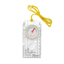 FEAMOS Acrylic Compasses Map Ruler Portable Orienteering Compasses Outdoor Navigation Compasses for Camping Hiking Backpacking