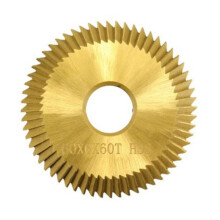 SchlüSsel Schneiden Klinge 60X6X16X60T TiN Beschichtung HSS SchlüSsel Schneiden Maschine Cutter Schlosser Werkzeug SchlüSsel Duplizieren Maschinen