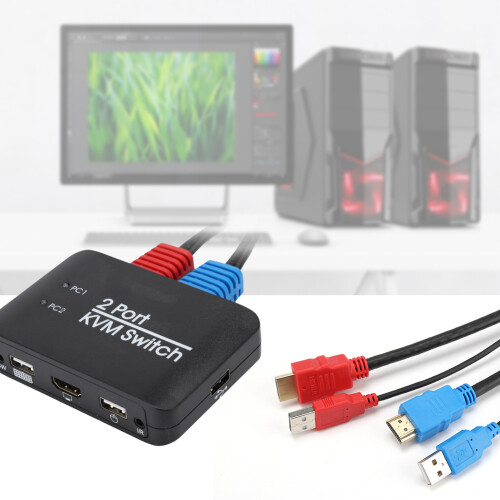 Hdmikvm Switch For Enhanced Multimedia Presentations, Great Compatibility Ensuring Seamless Operation Across Multiple Operating Systems, Space Saving 2