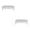 2Pièces Coussin Main Gris PU Cuir Antidérapant Support Ongles 5