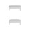 2Pièces Coussin Main Gris PU Cuir Antidérapant Support Ongles 6