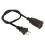 Two Prong Power Extension Cable Polarized Socket Design Durable Heavy Duty Construction Outlet Saver Cable Compact Plug Design Compatible With Home 1