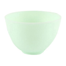 WHAMVOX Silicone Bowl for Storage and Seasoning Green Microwave Safe Flexible Mixing Bowl 10.5x7CM