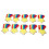 Colorful Applique Patches, Gold Glitters White Chenille For Personal Projects 2