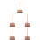 5Pièces Porte-Billets En Bois Marron Usage Polyvalent Et Stable 6