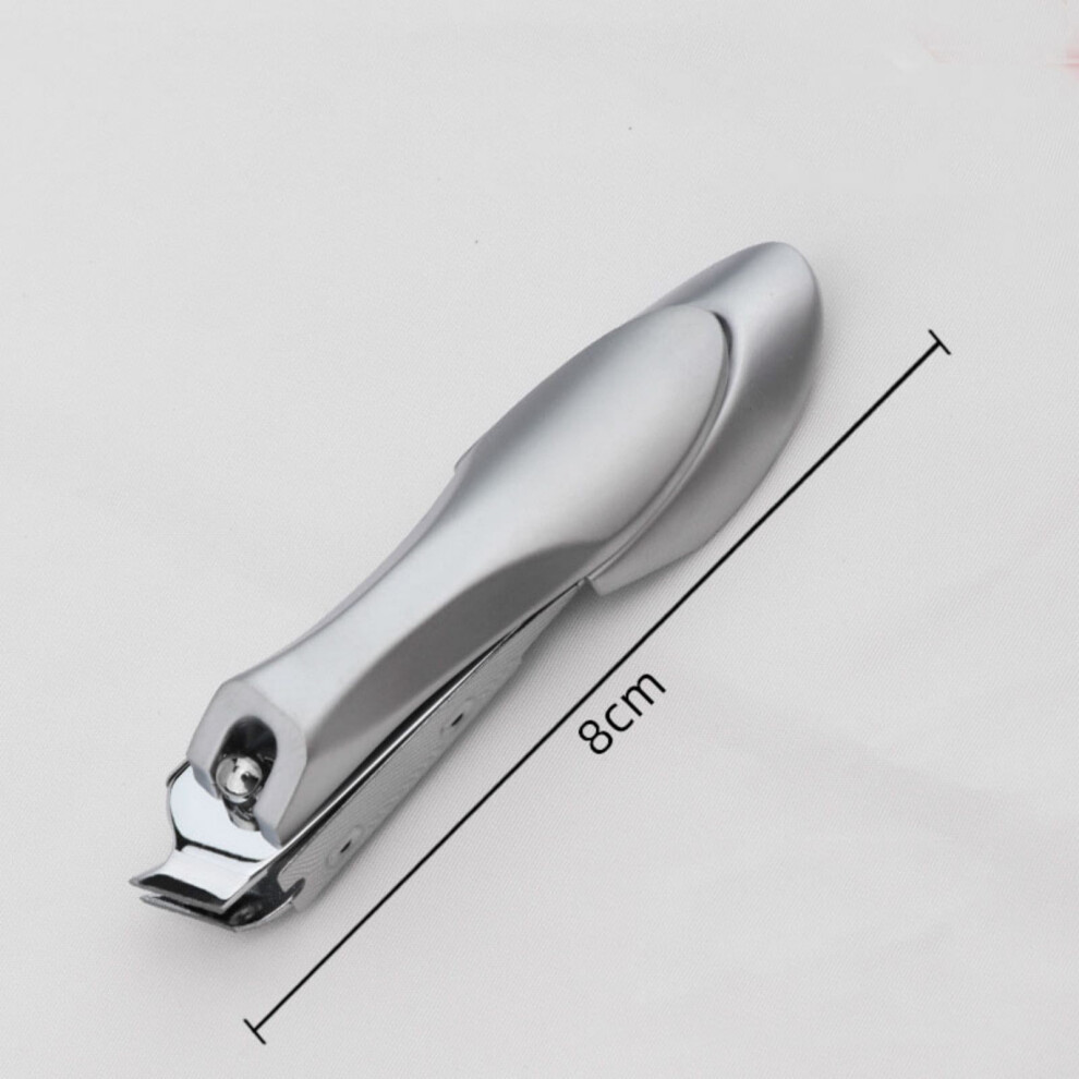 Precision Stainless Steel Nail Clippers w/ Built-in File, Nano-Blade, Rustproof, compatible with Sharp Professional Manicure Pedicure Tool