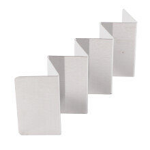 Edelstahl-W-förmiger Taco-Halter, 28x6x10cm, rostbeständiger Ständer