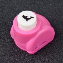 Random Color Mini Plastic Paper Punches Craft Cutter Scrapbooking Pick Patterns-Dolphin-5x8mm