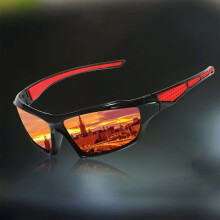 Polarized Cycling Sunglasses for Men & Women, UV400 Windproof Sports Goggles for Running, Skiing, Fishing – Lightweight TR90 Frame, HD TAC Lens