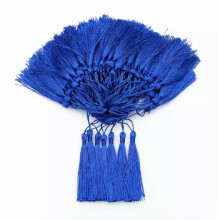 100pc 3'' DIY Craft Tassels Fringe Pendants Bookmark Bag Hanging curtain Decor-royalblue-100pcs
