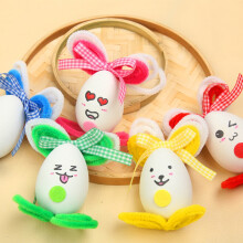 Easter Wall Hangs,5pc Easter Eggs DIY Toys Cute Bunny Toy Decorate Kids Handmade Toy 10ml