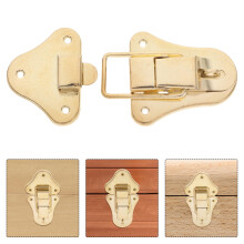 1 Set of Vintage Style Duckbilled Hasp Latch Small Boxes Decorative Toggle Latch Jewelry Case Replacement Hasp Latch Duckbilled Hasp Latch Tool