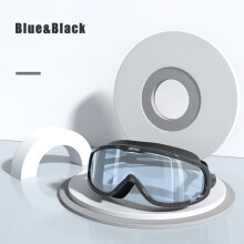 Gafas de natación antivaho para adultos, impermeables, con montura grande, para natación y buceo.
