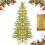 Pre-Lit Artificial Cypress Christmas Tree 5ft with Warm 1