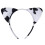 Cartoon Cow Horn Headband Soft Elastic Fabric 1