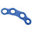 3Pcs Blue Guitar Training Tool Finger Expander for Ukulele Beginners 2