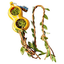 Ragno saltatore magnetico a forma di grotta per terrario – Compatibile con terrari per rettili, accessorio per arrampicarsi e cercare cibo