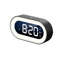 Led Alarm Clock For Kids: Adjustable Brightness, Snooze & 18 Music Options!
